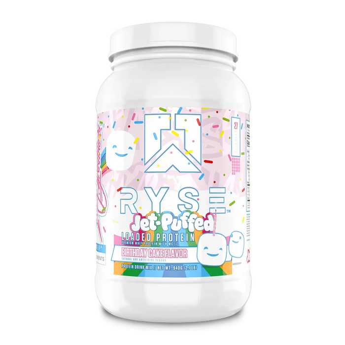 27 servings / Jet-Puffed Birthday Cake