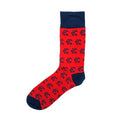 School of Sock KC Logo Socks - Red & Navy