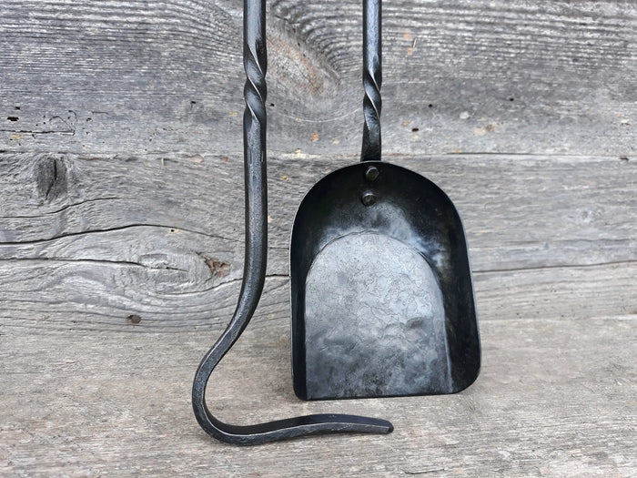 Set of Hand Forged Fire Place Tools 560mm - Old West Iron