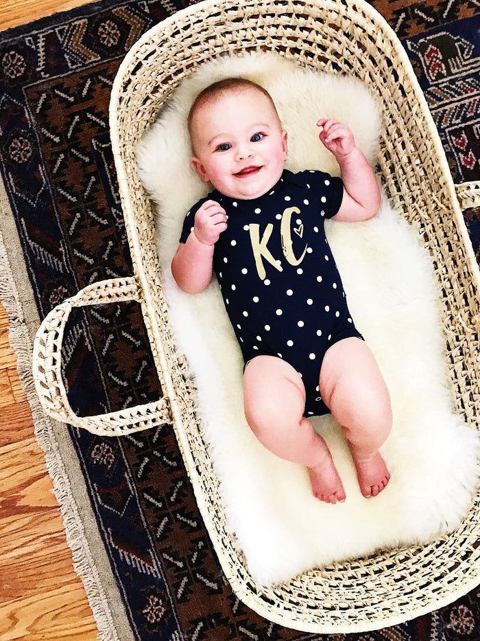 sewKC Polka Dot Onesie