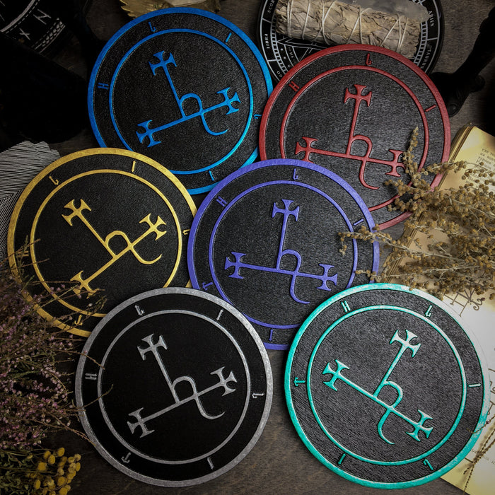 Sigil Lilith - Altar pentacle - Color