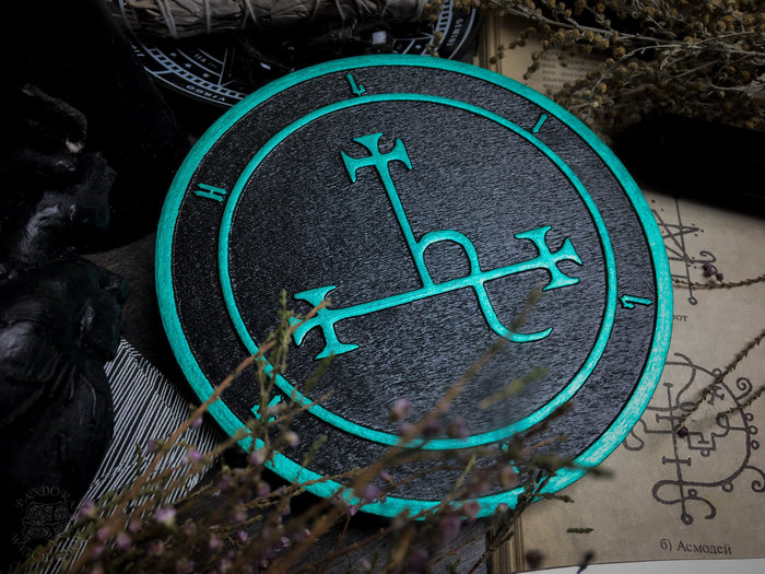 Sigil Lilith - Altar pentacle - Color