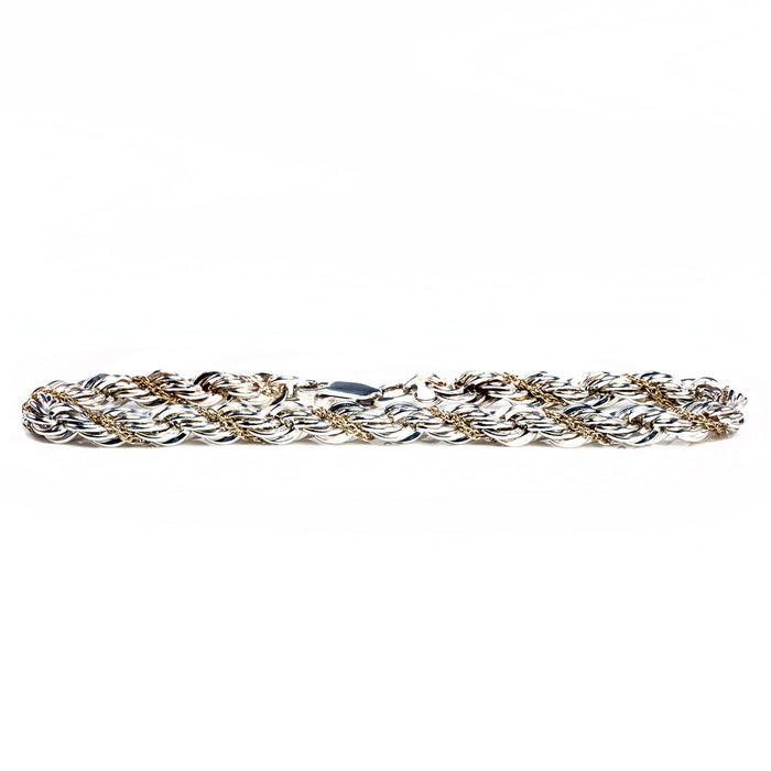 Silver and Gold Plated Bracelet