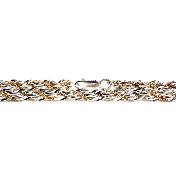 Silver and Gold Plated Bracelet
