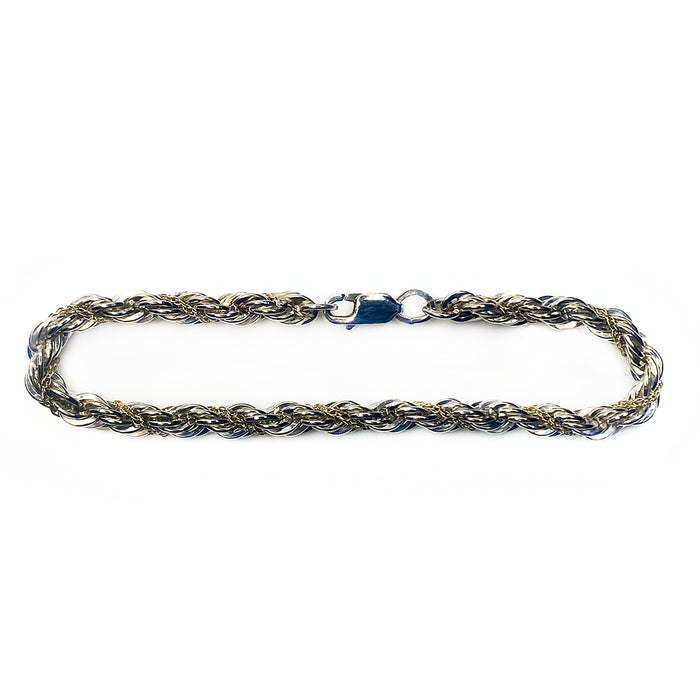 Silver and Gold Plated Bracelet