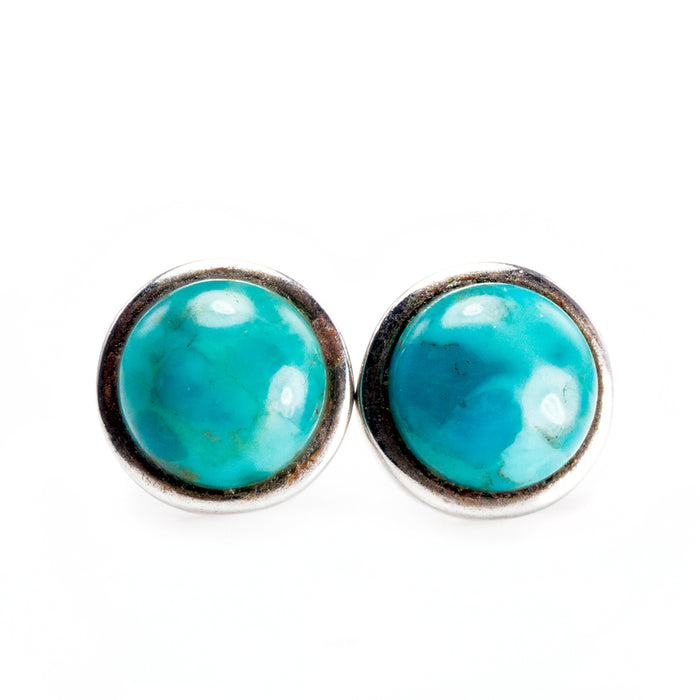 Silver and Turquoise Studs