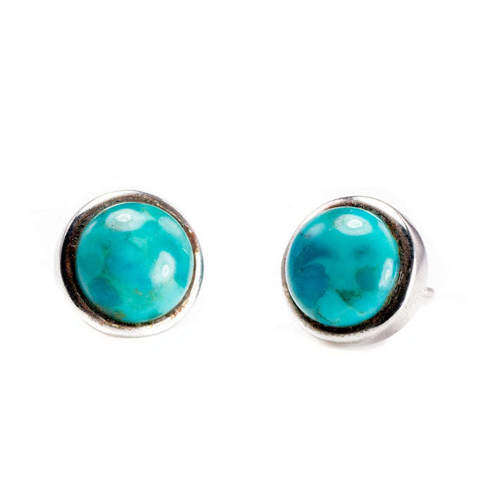 Silver and Turquoise Studs