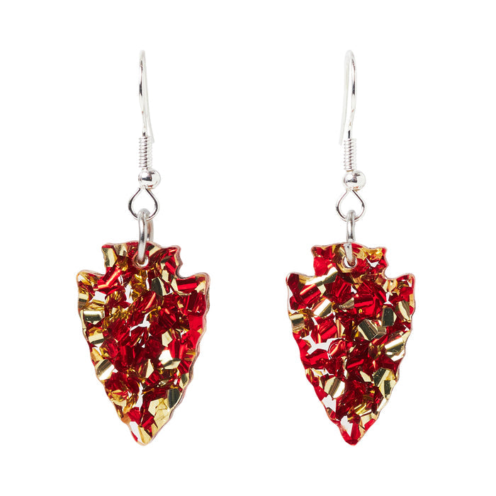 Stellar Game Day Earrings Petite Arrowhead Dangle