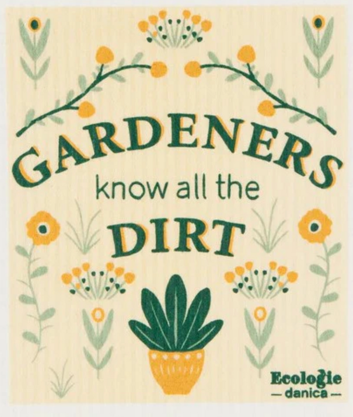 Swedish Dishcloth- Gardener's Know All the Dirt