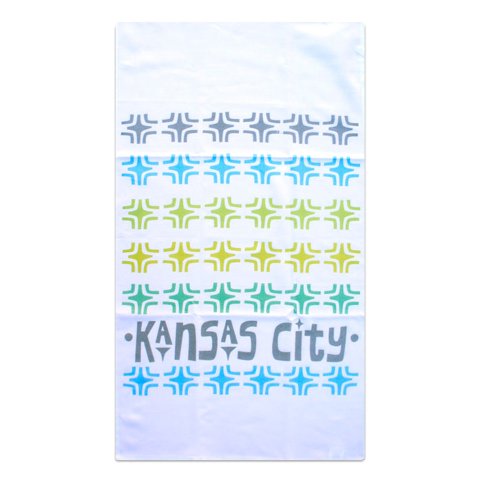 Tammy Smith Kansas City Mod Blocks Tea Towel