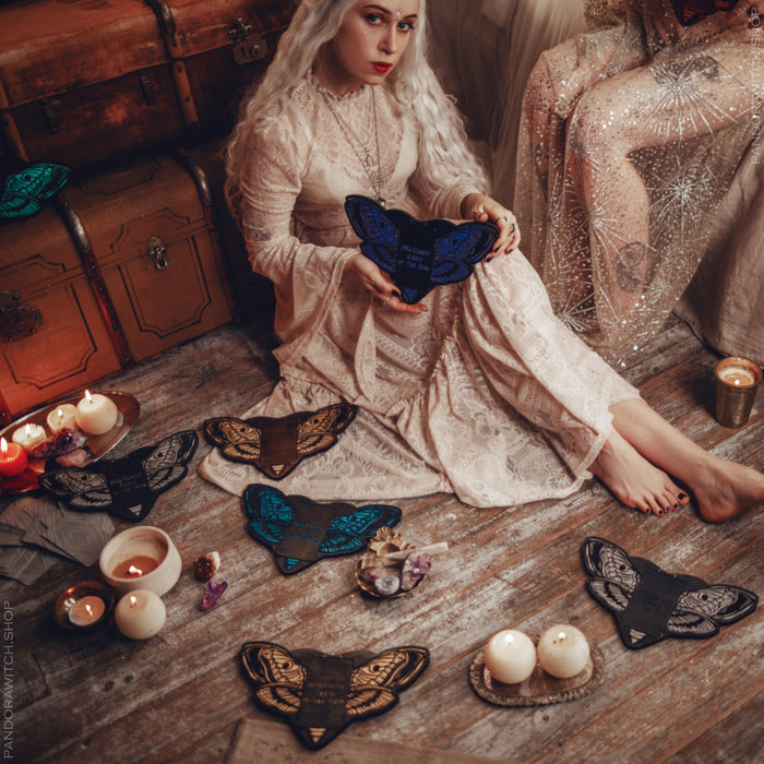 Tarot Board Card of the Day - RED DEATH'S HEAD MOTH