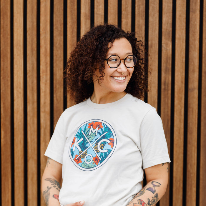The Bunker KCMO Tee - Hawaiian Print
