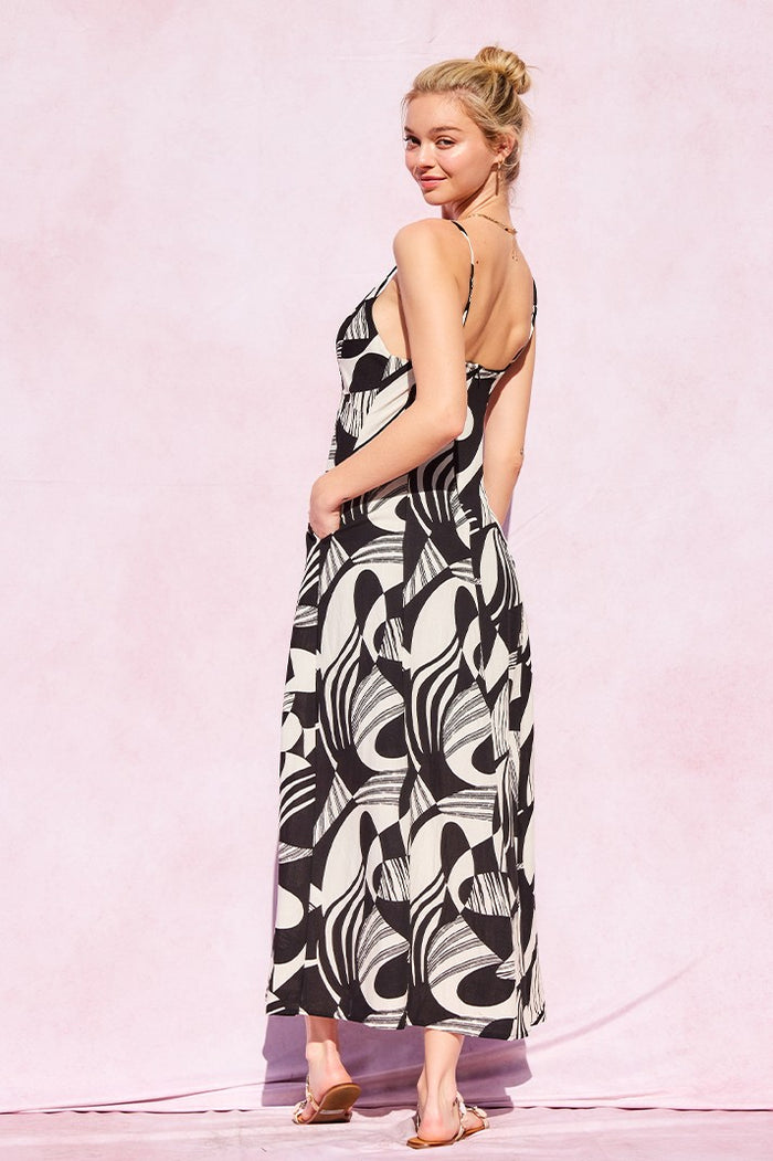 The Calliope Printed Maxi Dress
