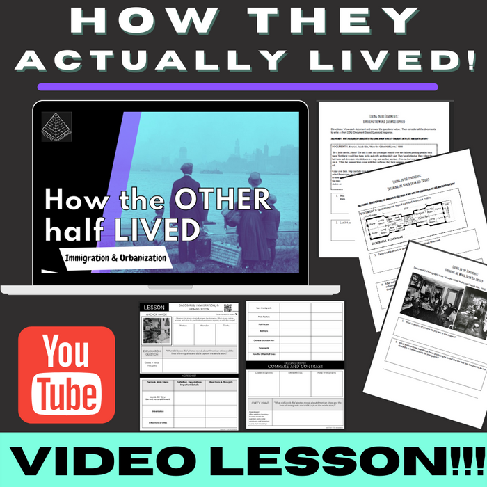 The Gilded Age Bundle | 4 Video Lessons & Activities