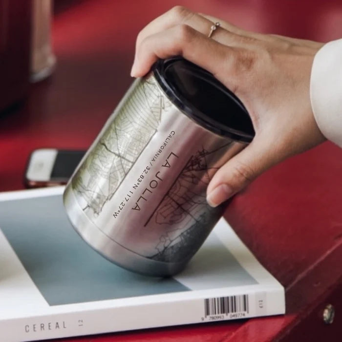 The La Jolla CA Map Insulated Cup