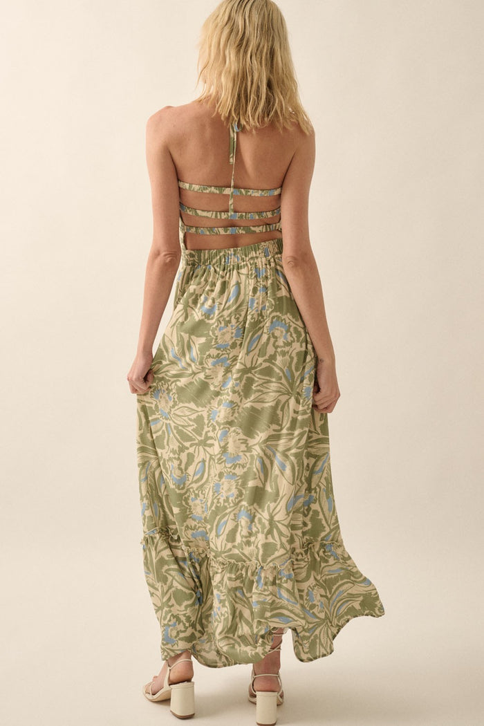 The Lilith Floral Smocked Maxi Dress