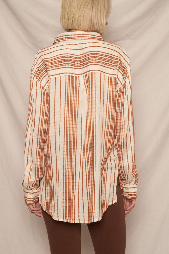 The Merrin Striped Button Down Shirt