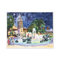 The Plaza at Night Print, Liz Vargas