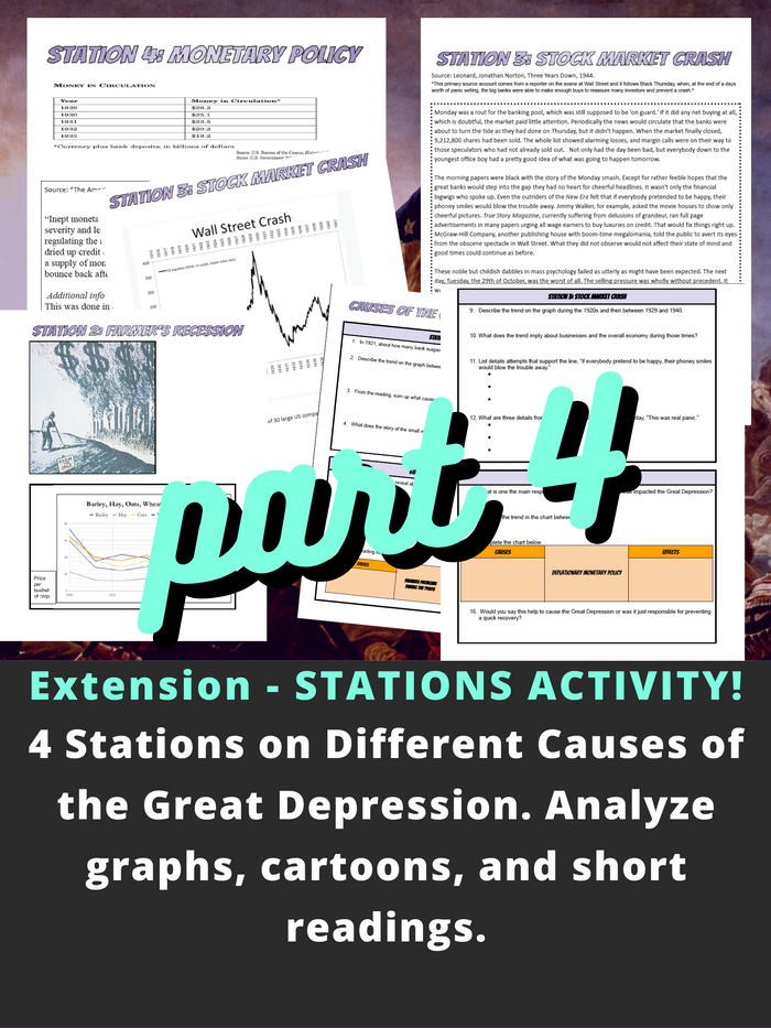 causes of the great depression activity