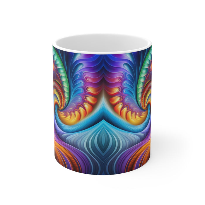 Tye Dye Swirls & Ripples #1 Ceramic 11oz AI Decorative Mug