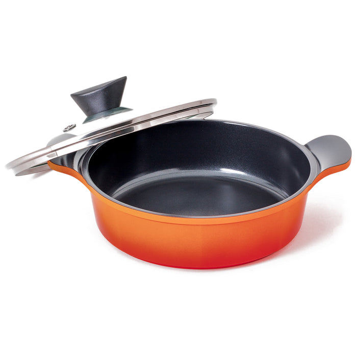 Venn Orange 2.7L Shallow Casserole