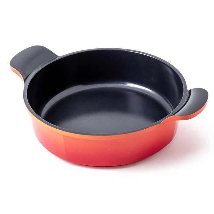 Venn Orange 2.7L Shallow Casserole