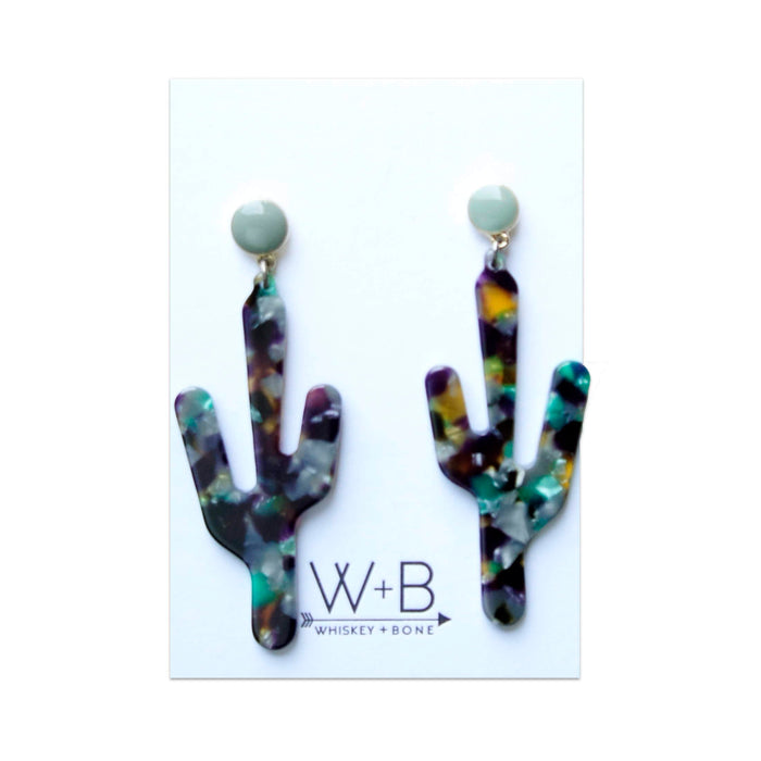 Whiskey + Bone Cactus Earrings