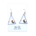 Whiskey + Bone Moondance Earrings: Antique Silver