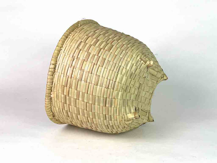 Woven "footed" Basket from Mali, 8.5" x 11" - view 5