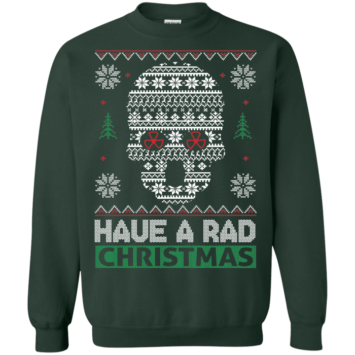 X-ray Technician Skull RAD Ugly Christmas Sweater sweatshirt