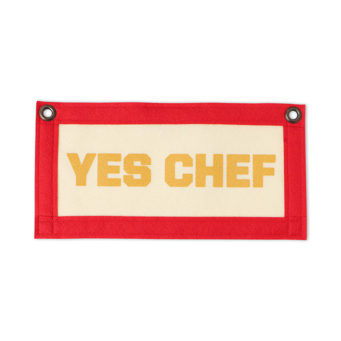 "Yes Chef" Payday Felt Pennant