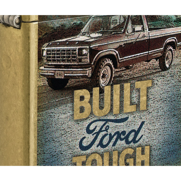 Zippo Lighter: Built Ford Tough Design - Street Brass 47398