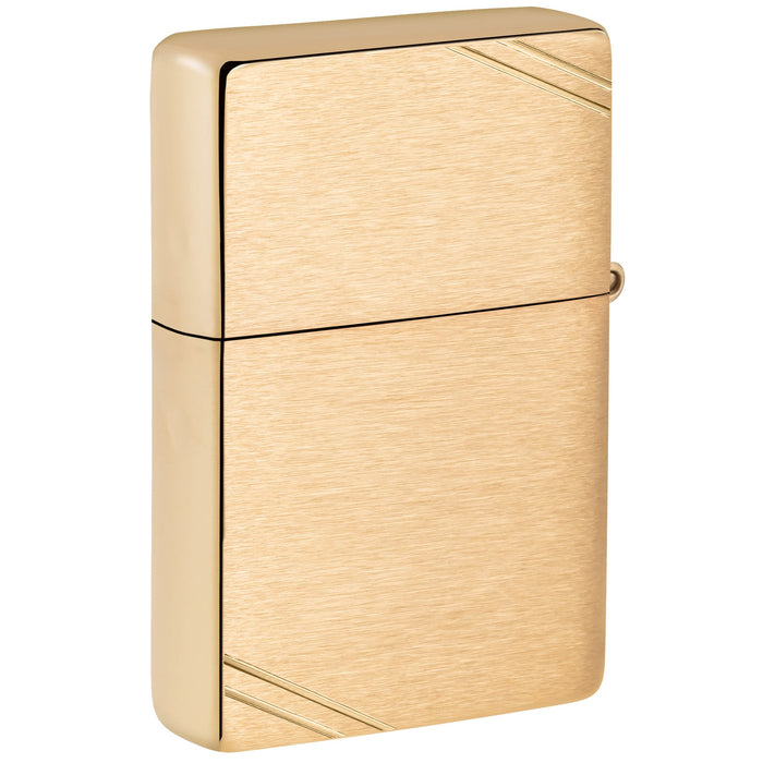 Zippo Lighter: Everything's Fine Design - Brushed Brass 47262