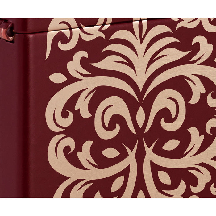 Zippo Lighter: Flame Filigree Design - Merlot 47257