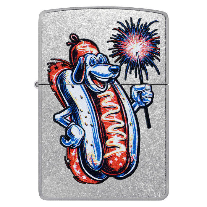 Zippo Lighter: Freedom Frank Design - Street Chrome 47275