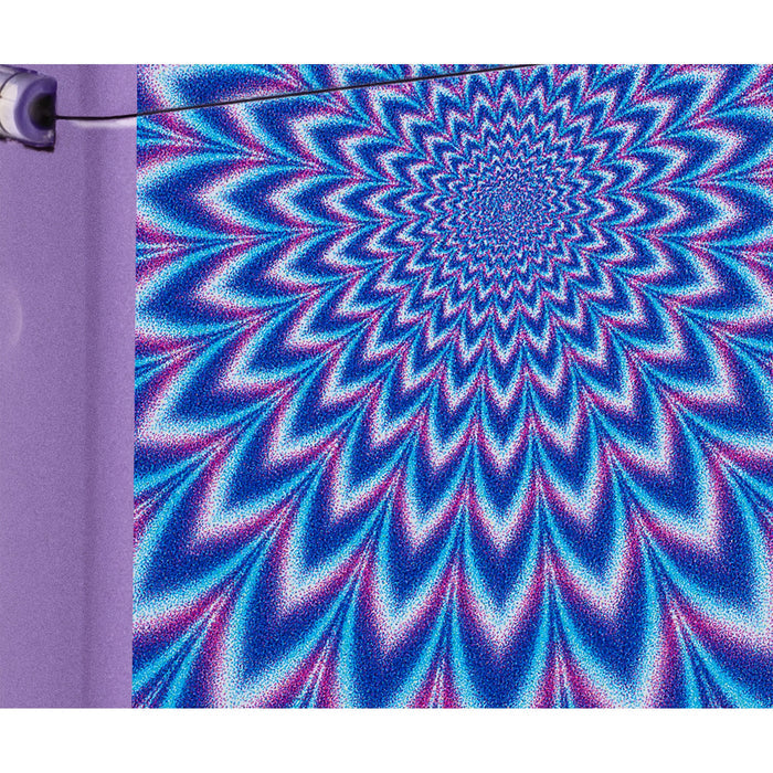 Zippo Lighter: Lavender Illusion Design - Smokey Lavender 47267