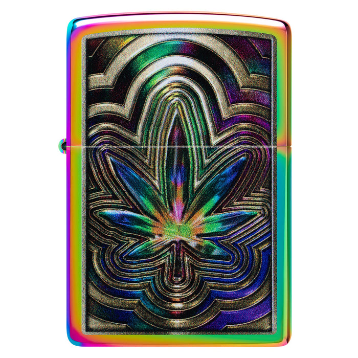 Zippo Lighter: Leaf Hypnosis Design - Multi-Color 47271