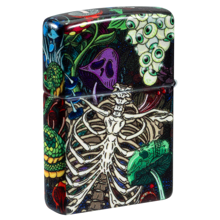 Zippo Lighter: Skeleton Collage - 540 Color 47031