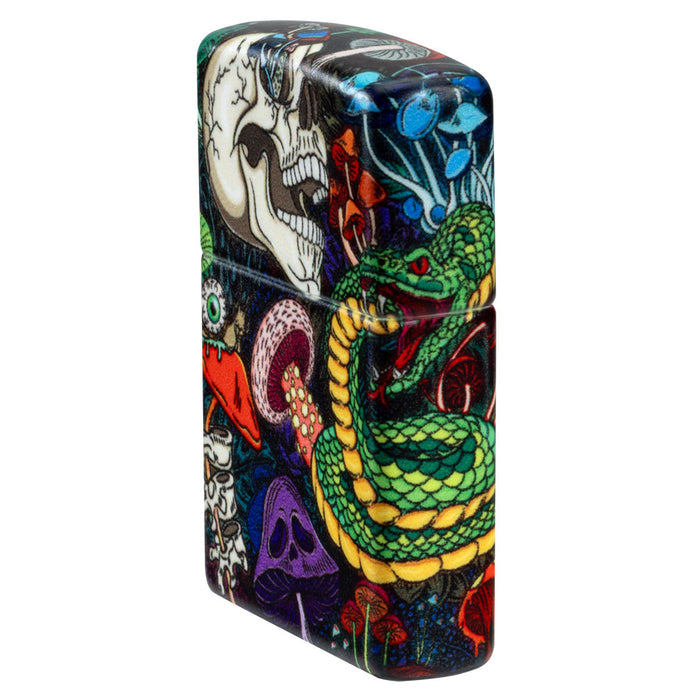 Zippo Lighter: Skeleton Collage - 540 Color 47031