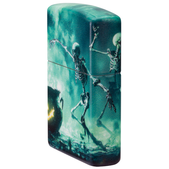 Zippo Lighter: Skeletons Dancing, Glow-in-the-Dark - 540 Color 46922