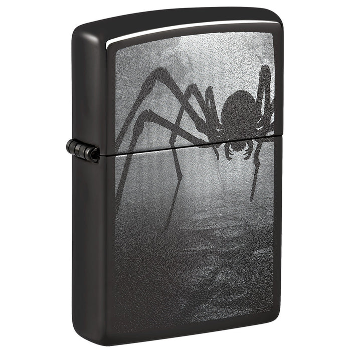 Zippo Lighter: Spider Silhouette - High Polish Black 46343