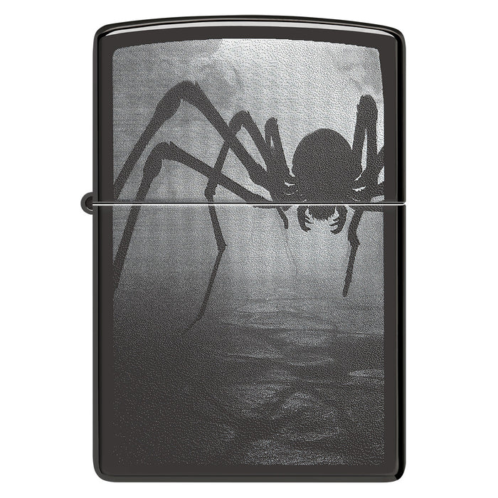 Zippo Lighter: Spider Silhouette - High Polish Black 46343