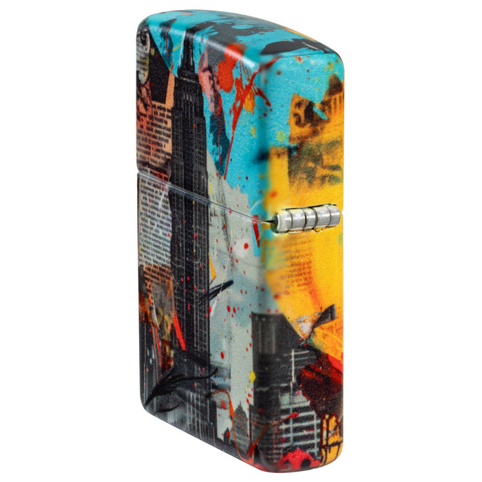 Zippo Lighter: Statue of Liberty Collage - 540 Color 47013