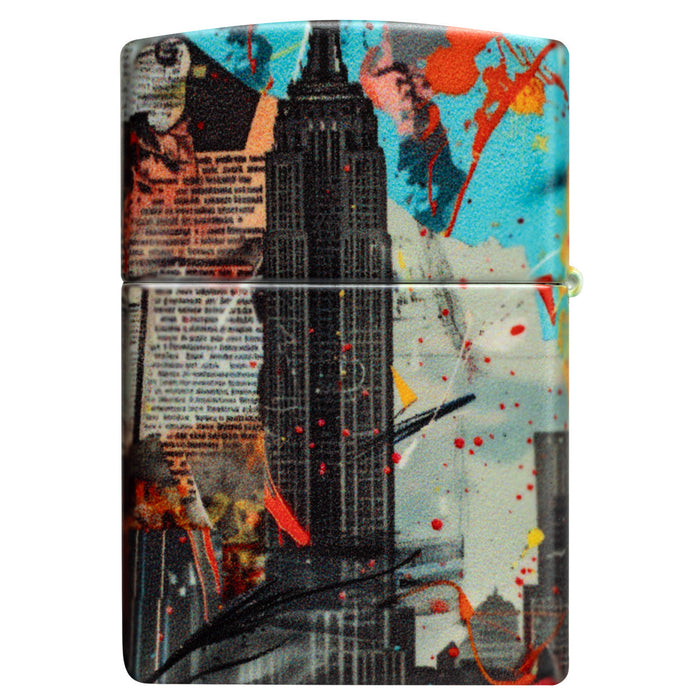 Zippo Lighter: Statue of Liberty Collage - 540 Color 47013