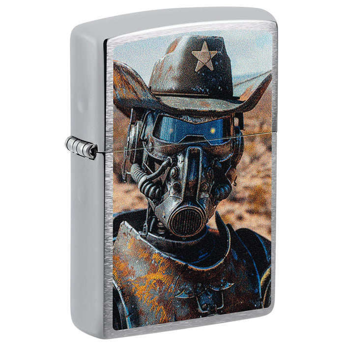 Zippo Lighter: Steampunk Cowboy - Brushed Chrome 47038