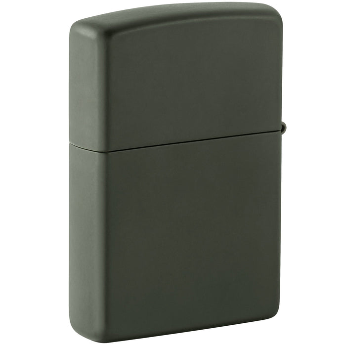Zippo Lighter: Step Out Design - Green Matte 47433