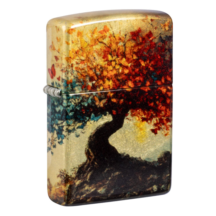 Zippo Lighter: Tree of Life with Butterflies - 540 Fusion 81825