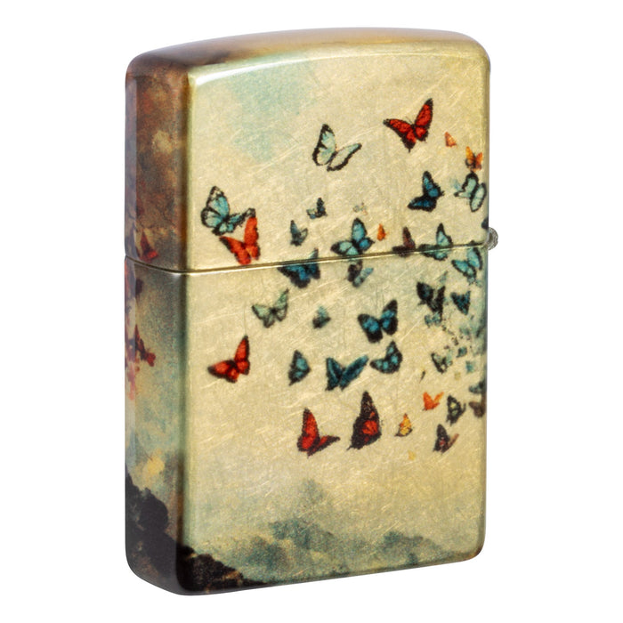 Zippo Lighter: Tree of Life with Butterflies - 540 Fusion 81825